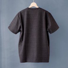 画像6: ペルー超長綿サイドポケットTシャツ｜チャコール (6)
