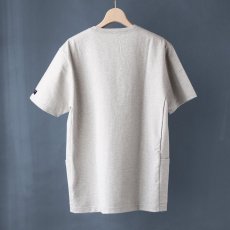 画像6: ペルー超長綿サイドポケットTシャツ｜グレー (6)