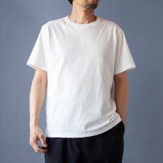 画像2: スーピマ超長綿強撚Tシャツ｜ホワイト (2)