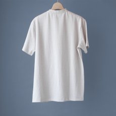 画像6: リネンコットンヘンリーネックTシャツ｜シルバー (6)