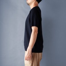 画像2: コットン強撚ニットプルオーバー｜ブラック (2)