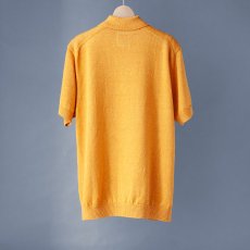 画像5: リネンニットポロ｜マスタード (5)