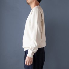 画像3: 18.5μm ウールVネックセーター｜アイボリー (3)