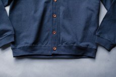 画像9: コットンワイドカーディガン｜ネイビー (9)