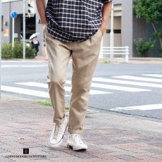 画像1: C/Lバックドビーワークパンツ｜ベージュ (1)