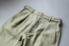 画像7: C/Lバックドビーワークパンツ｜ベージュ (7)