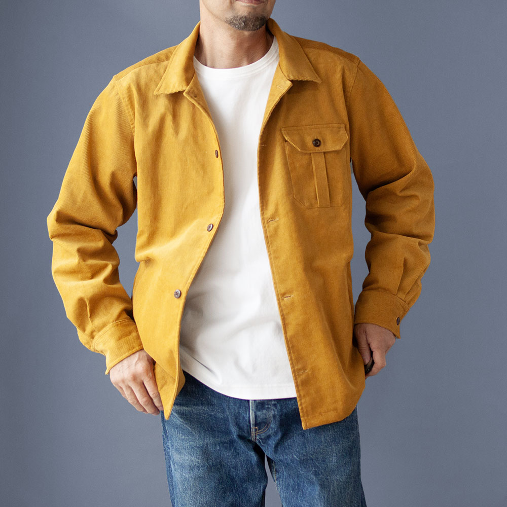 CORDUROY SHIRTS JK｜MASTARD