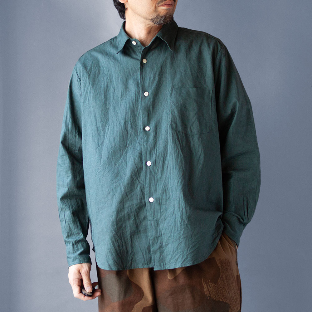 C/L LOOSE FIT SHIRTS｜DK.GREEN