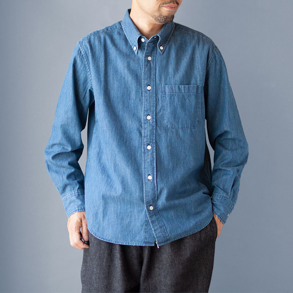 6ozDenim B.D.Shirts｜NAVY