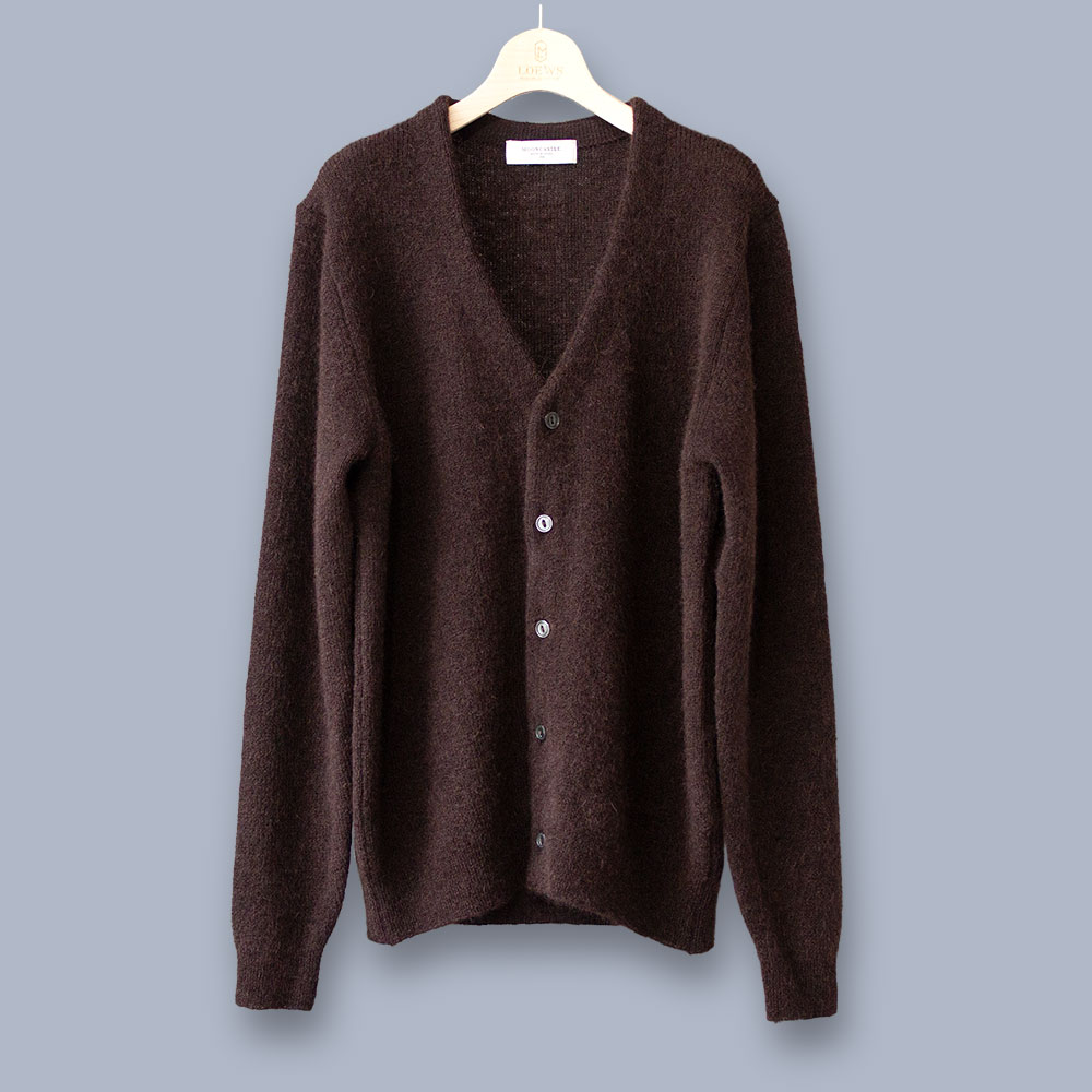 MOHAIR CARDIGAN｜BROWN