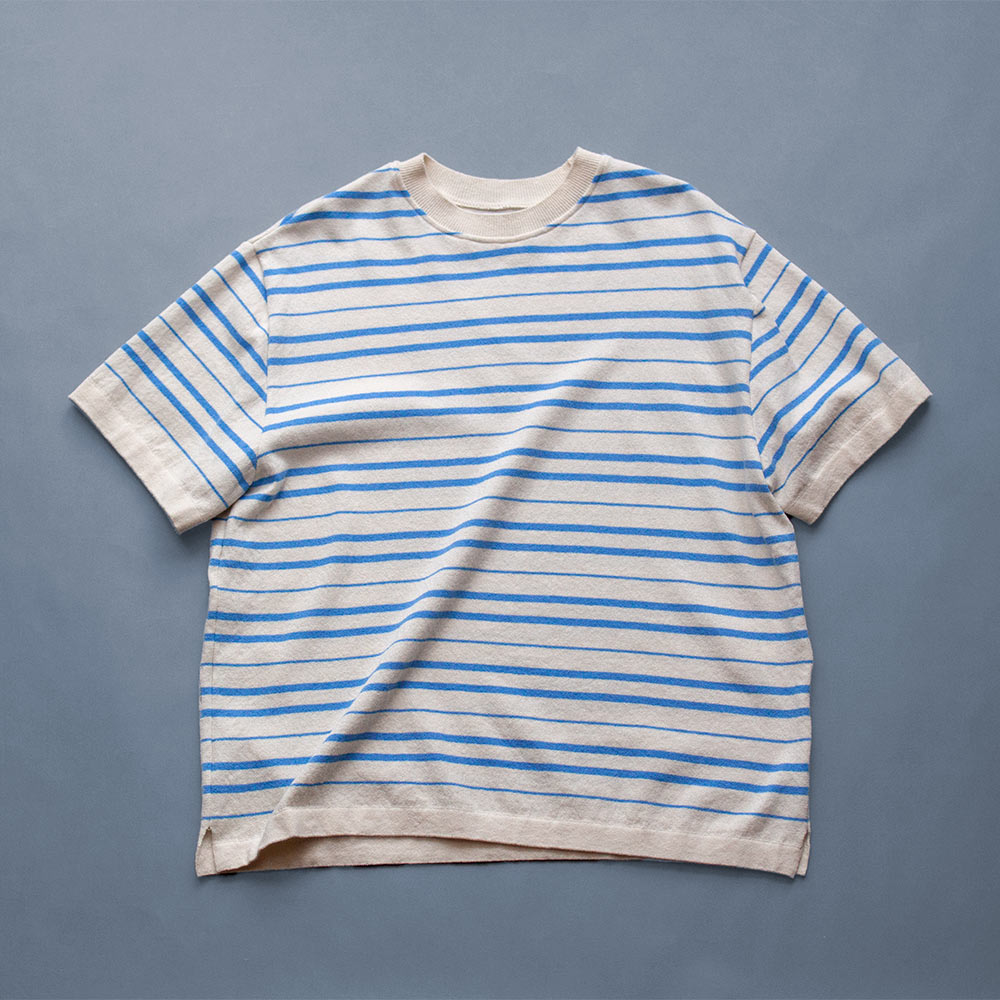 【SALE40%OFF】 LIGHT WAVE COTTON KNIT P/O｜IVORY