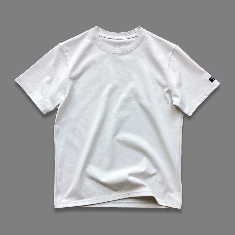スーピマ超長綿強撚Tシャツ｜ホワイト